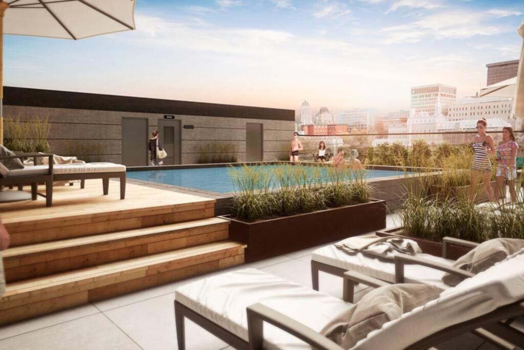 Apartament Initial / Reflexion / Centre-Ville De Quebec Zewnętrze zdjęcie